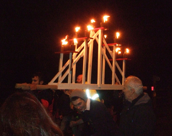 Ottery St Mary Torchlit Procession